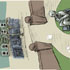 panoramic background layout from the film Pecking Order